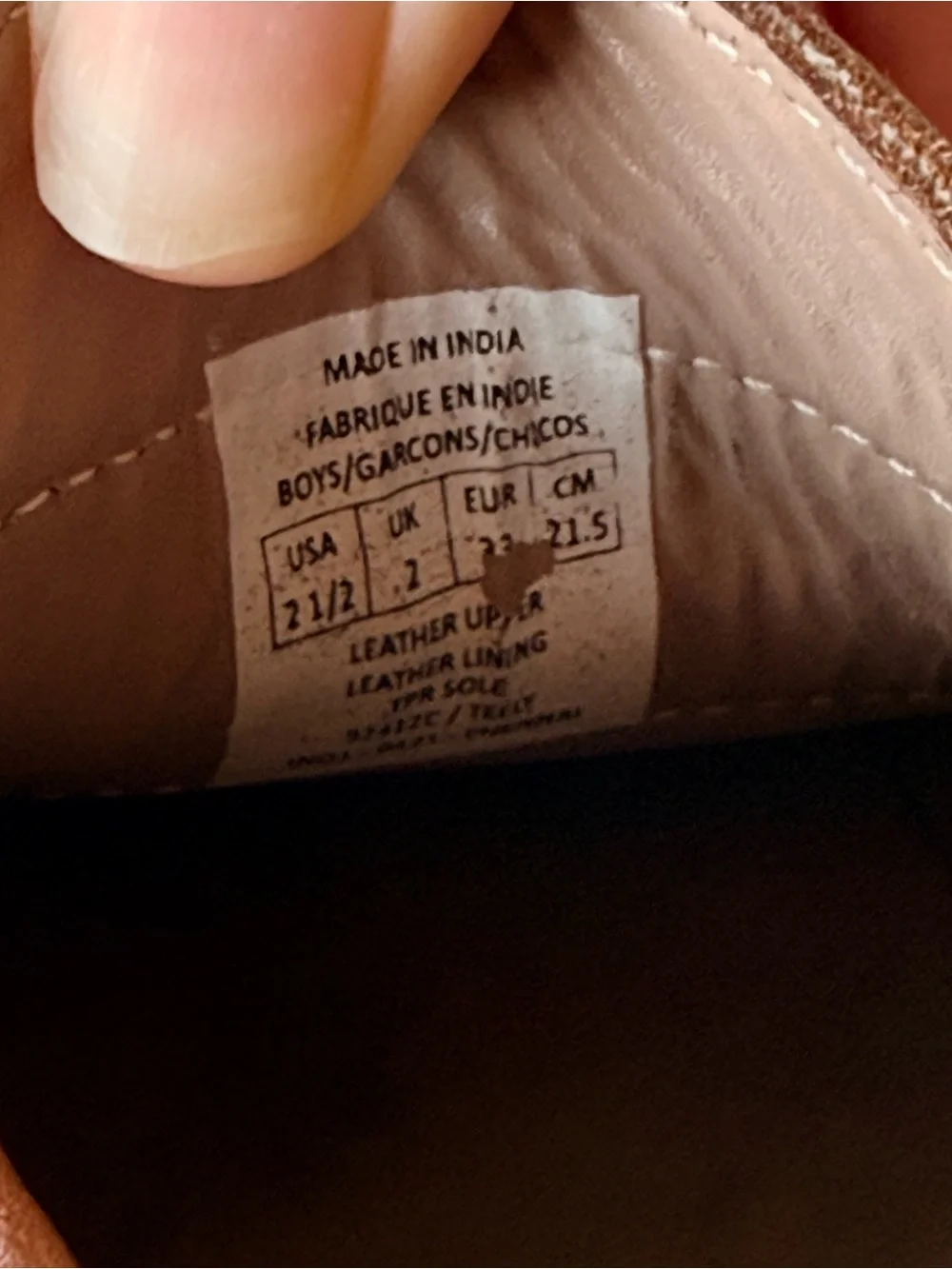 Polo by Ralph Lauren Kids Cognac Leather Penny Loafers